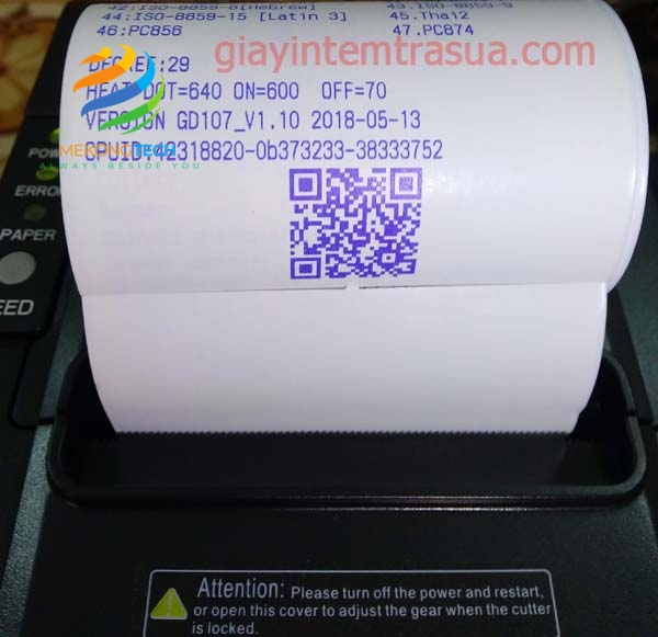 Giấy in nhiệt màu xanh: Lựa chọn hoàn hảo cho nhu cầu in ấn